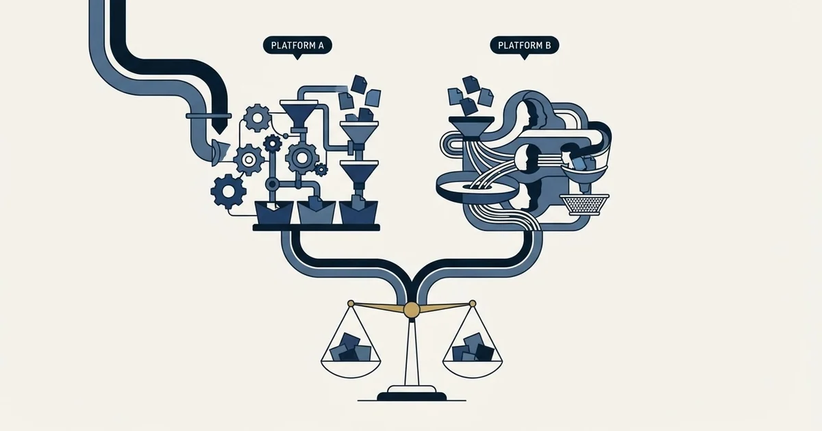 Editorial illustration for GetSales.io vs Humanlinker