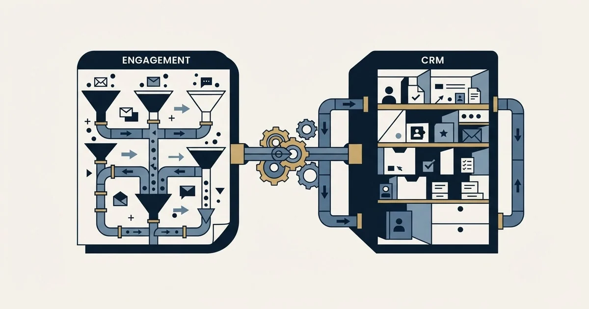 Editorial illustration for GetSales.io vs Salesflare