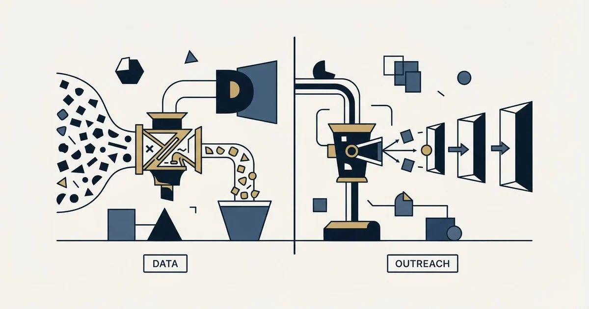 Editorial illustration for GetSales.io vs Seamless.AI