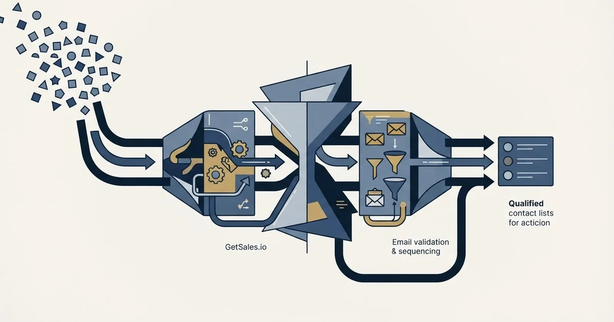 Editorial illustration for GetSales.io vs Snov.io