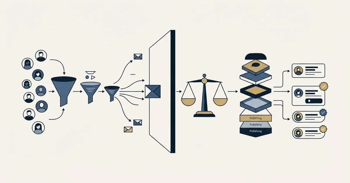 Editorial illustration for GetSales.io vs Surfe
