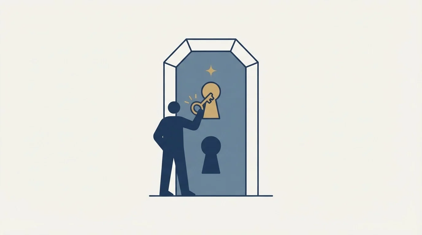 Section illustration: Authentication, and the thing that changed