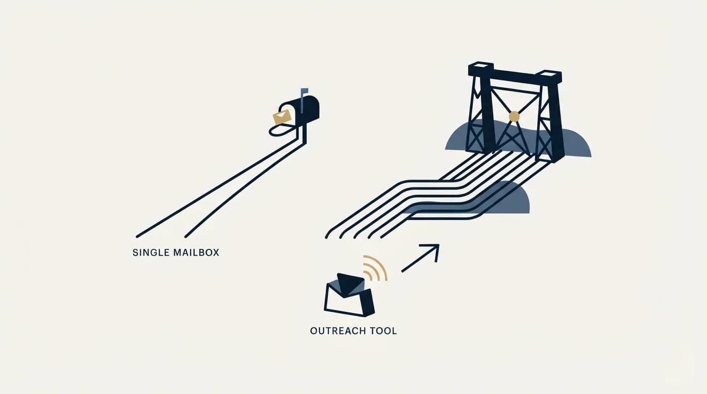 Section illustration: If the app on the other end is an outreach