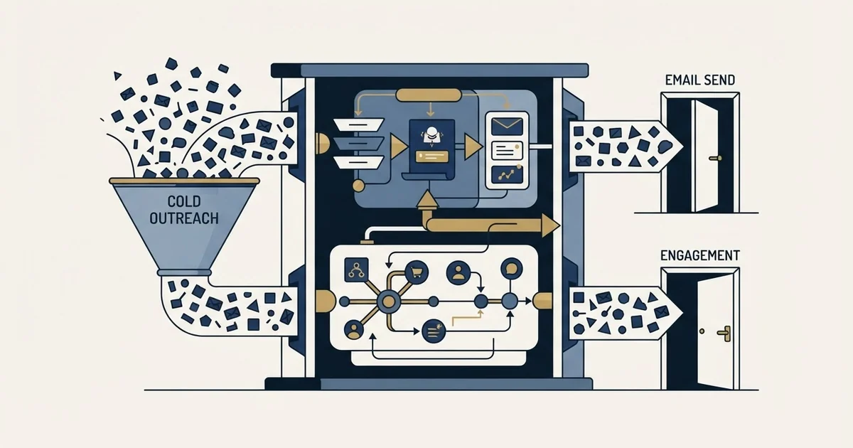 Editorial illustration for GMass vs Humanlinker