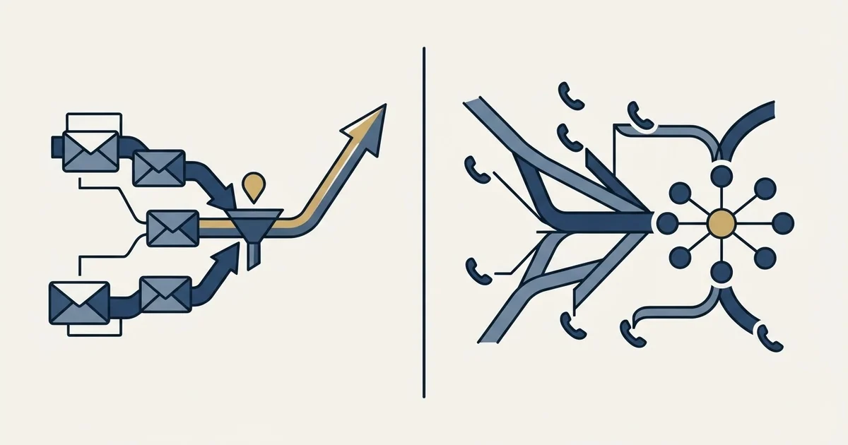 Editorial illustration for GMass vs JustCall