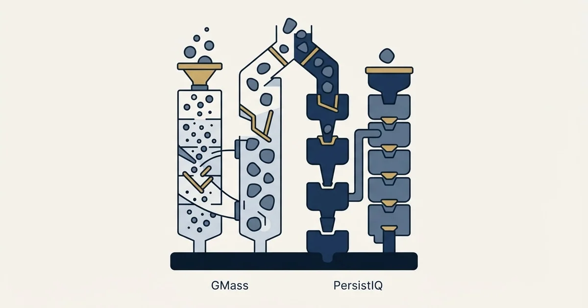 Editorial illustration for GMass vs PersistIQ