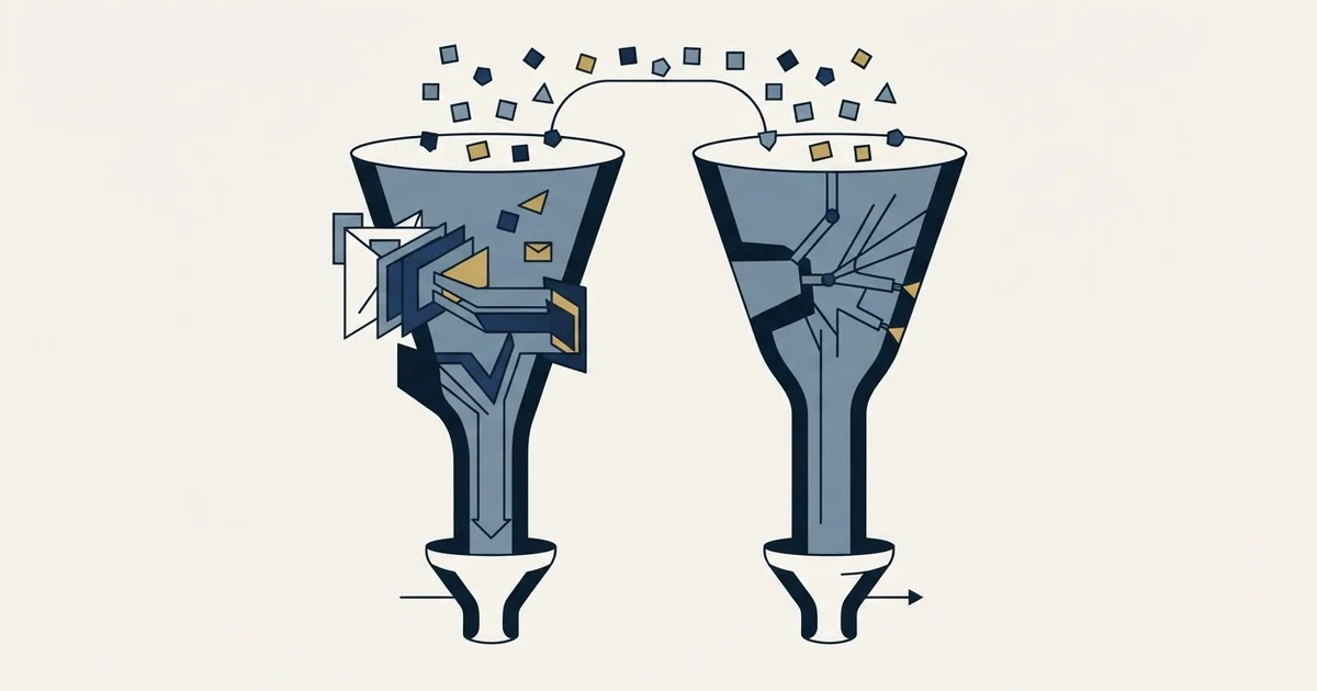 Editorial illustration for GMass vs ReachInbox