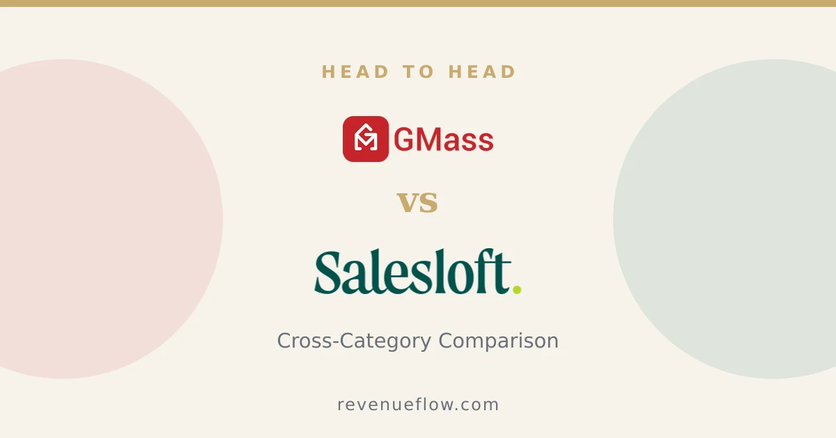 Branded cover: GMass vs Salesloft: Cross-Category Comparison