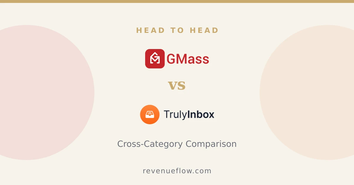 Branded cover: GMass vs TrulyInbox: Cross-Category Comparison