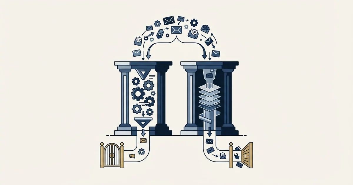 Editorial illustration for GMass vs Yet Another Mail Merge