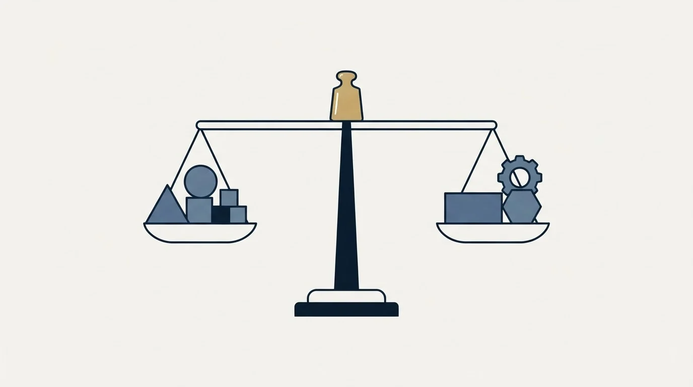 Section illustration: The arithmetic that decides whether an agency can work at