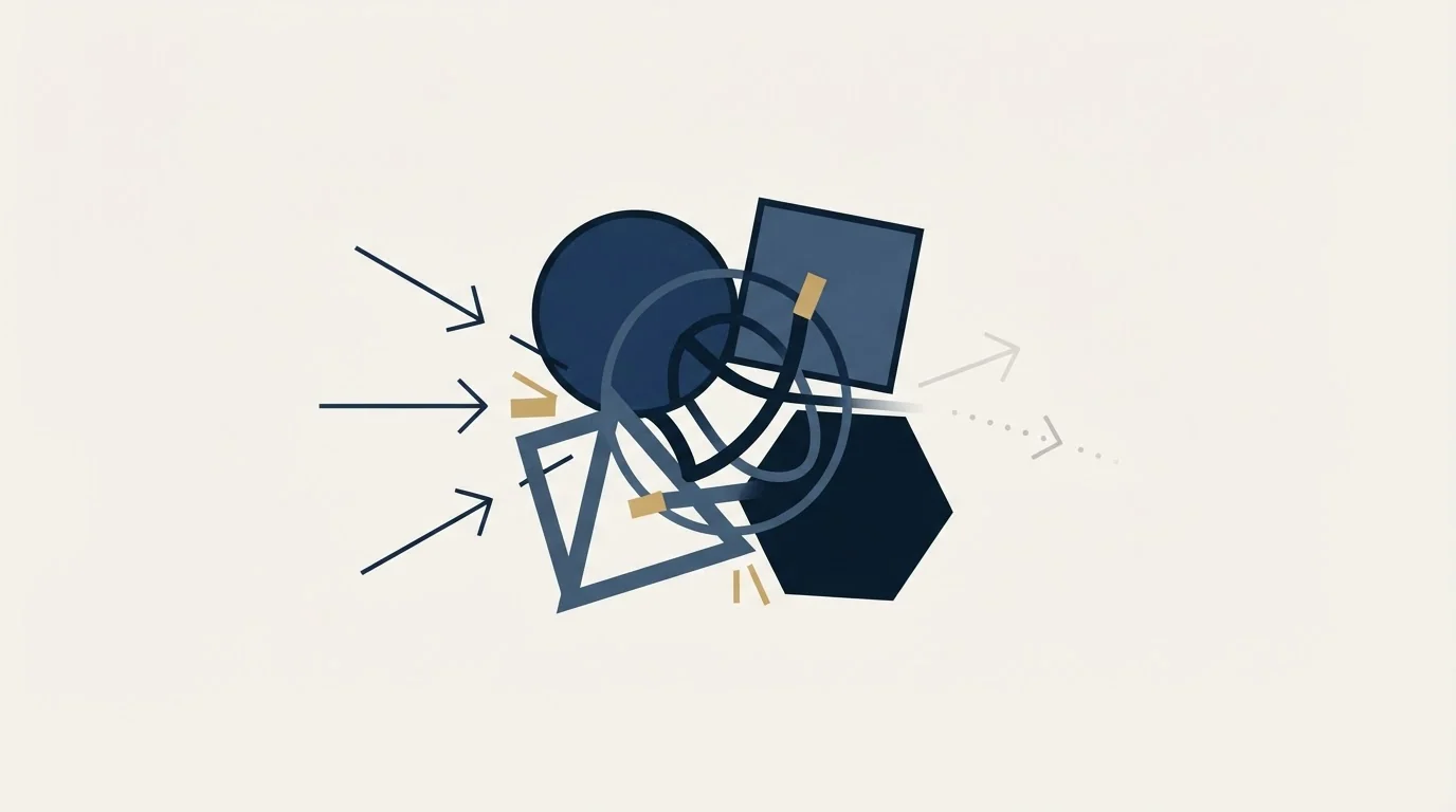 Section illustration: The content trap, in this half too