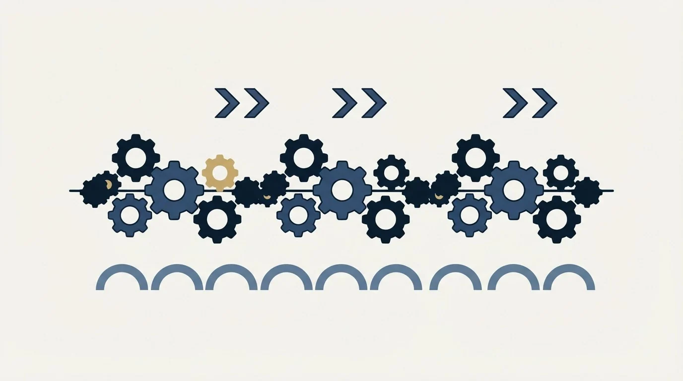 Section illustration: The operating rhythm, which is the part people mean by