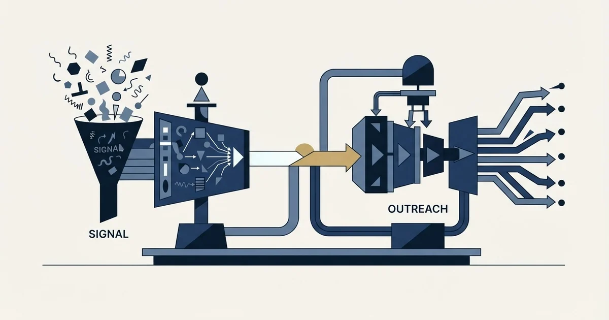 Editorial illustration for Gong vs Leadfwd