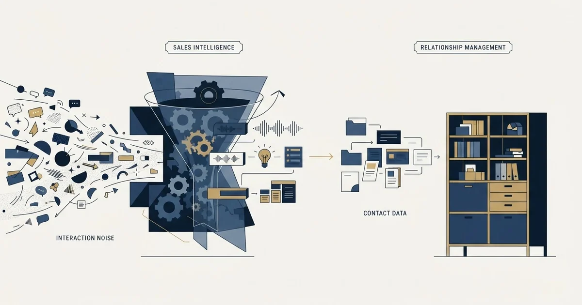 Editorial illustration for Gong vs Less Annoying CRM