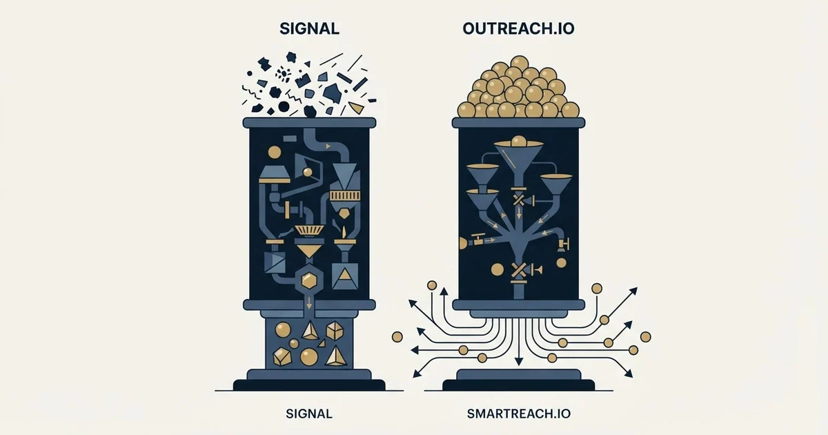 Editorial illustration for Gong vs SmartReach.io