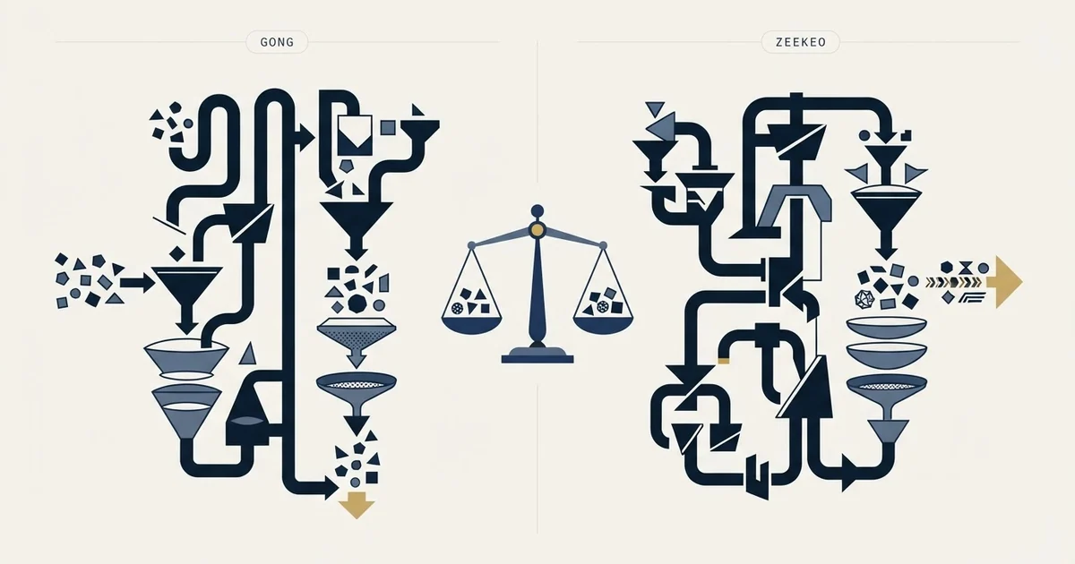Editorial illustration for Gong vs Zeekeo