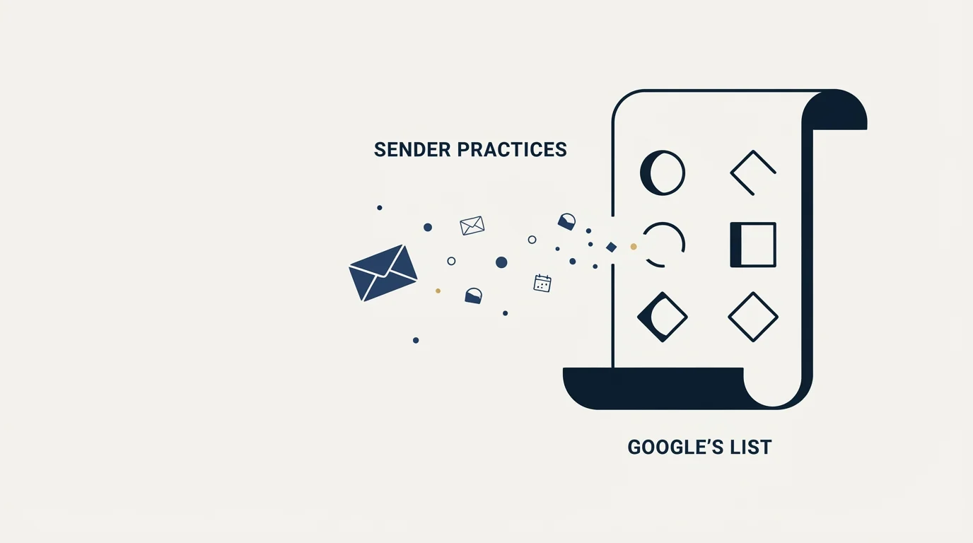 Section illustration: What Google's list does not contain