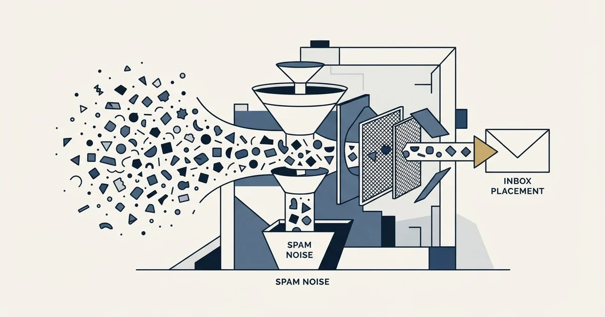 Editorial illustration for Google Spam Filter for B2B Teams