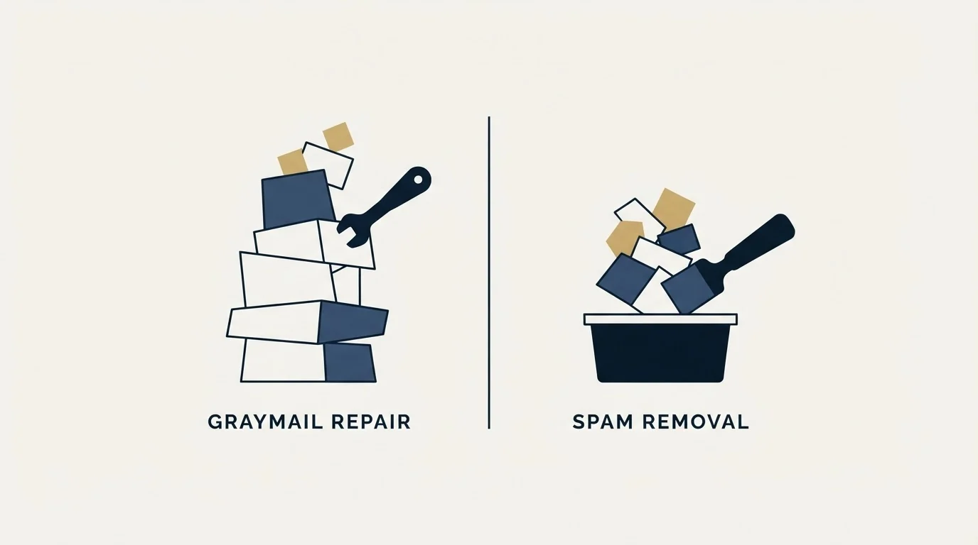 Section illustration: The repairs, sorted by which verdict they address
