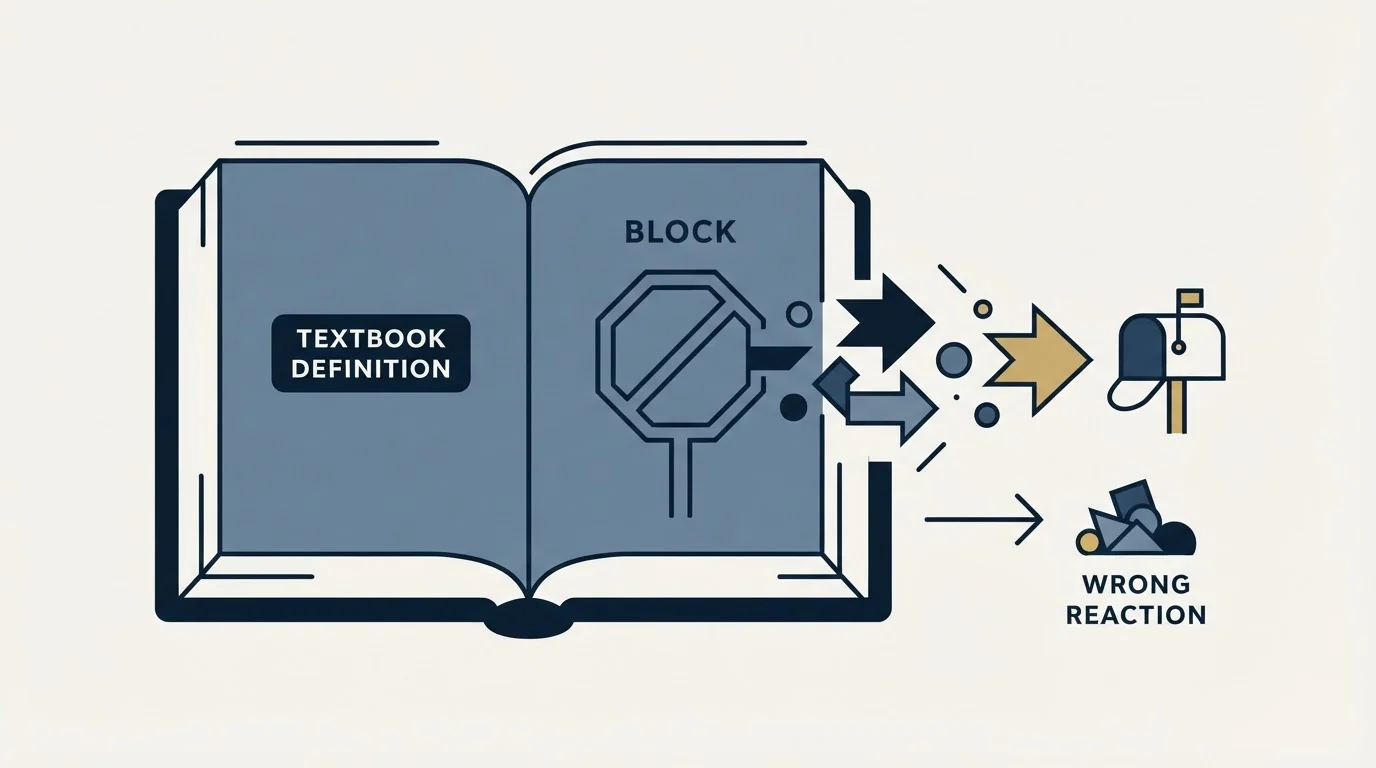 Section illustration: Where the textbook definition misleads