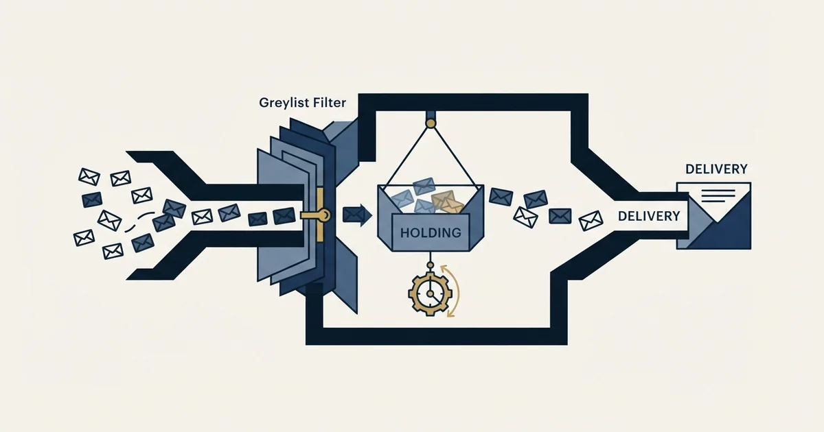 Editorial illustration for Greylisting