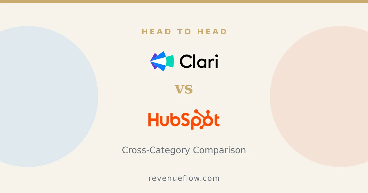 Branded cover: Groove by Clari vs HubSpot CRM: Cross-Category Comparison