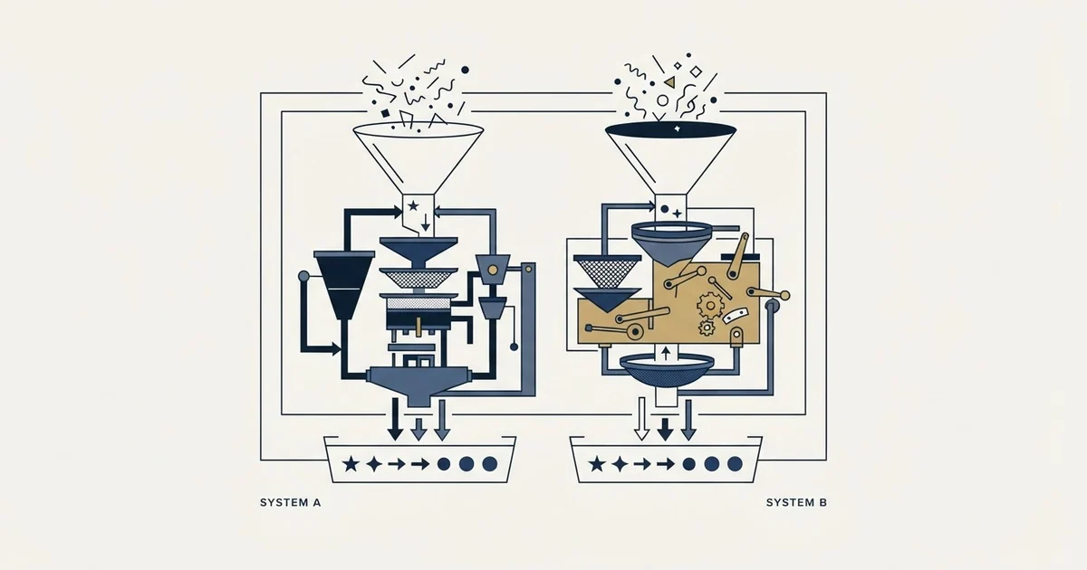 Editorial illustration for Groove by Clari vs Humanlinker