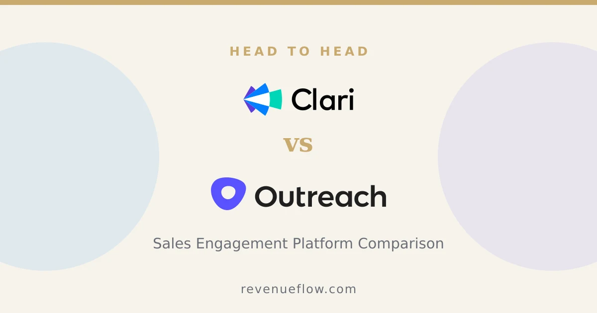 Branded cover: Groove by Clari vs Outreach: Sales Engagement Platform Comparison