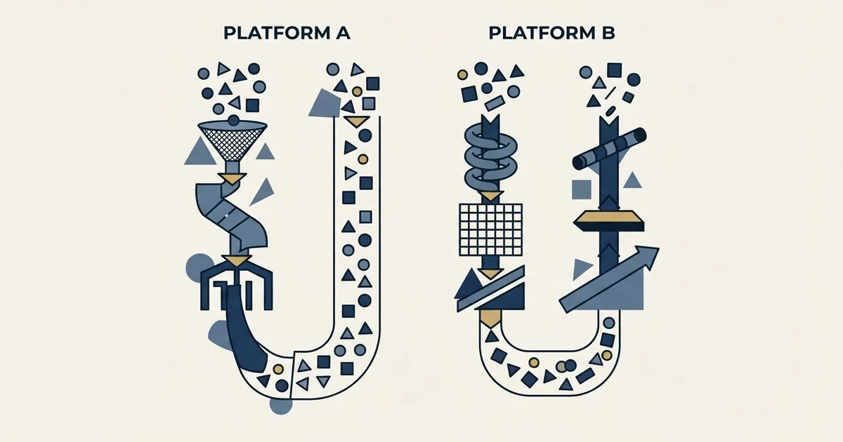 Editorial illustration for Groove by Clari vs PhoneBurner
