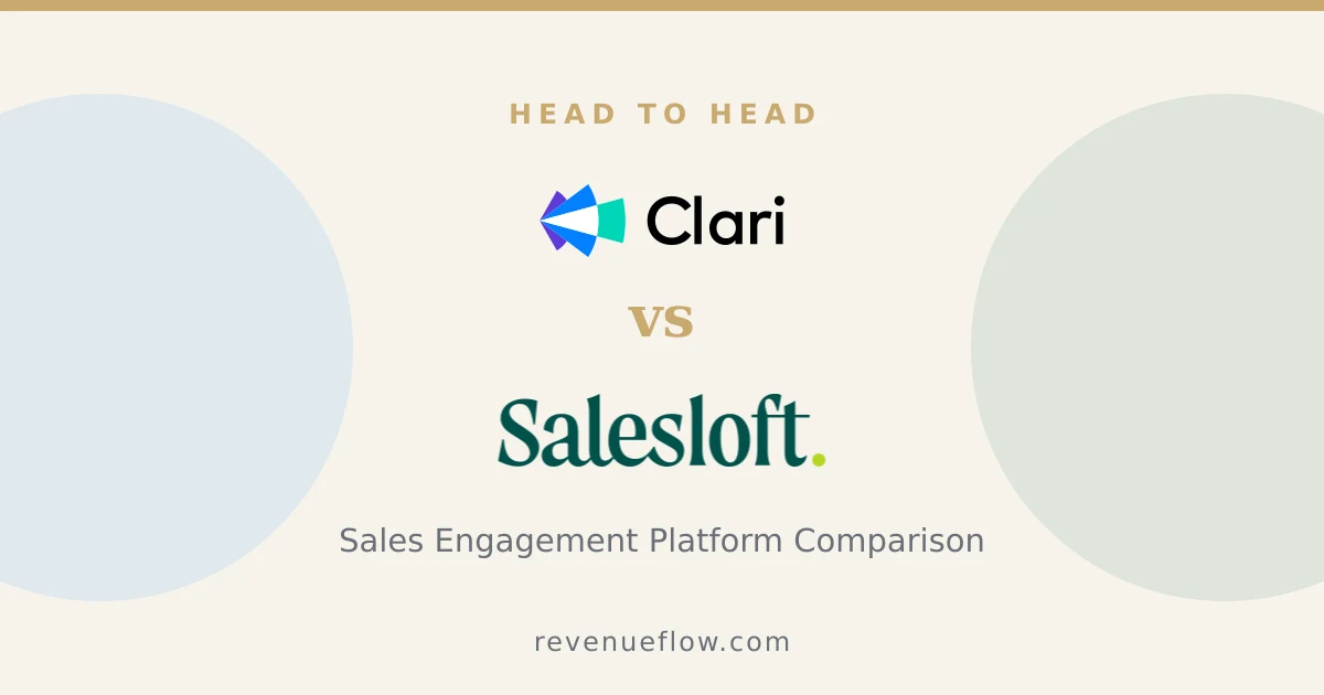Branded cover: Groove by Clari vs Salesloft: Sales Engagement Platform Comparison