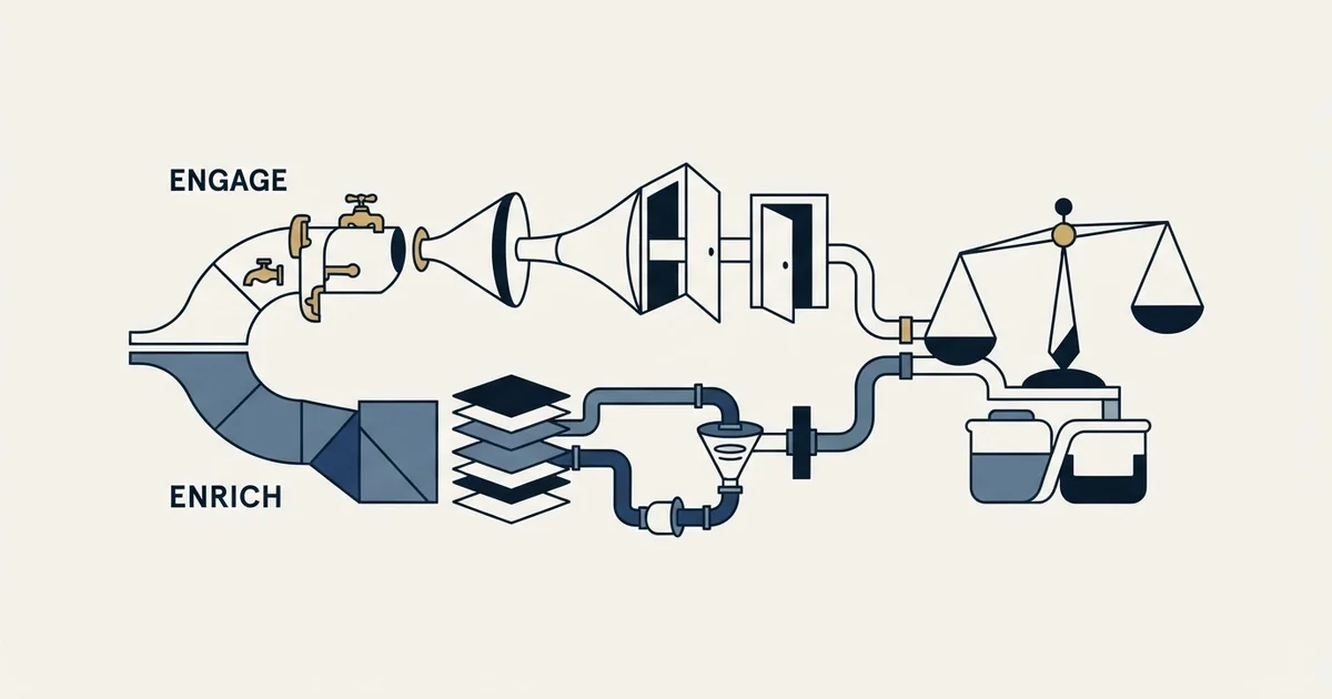 Editorial illustration for Groove by Clari vs Surfe