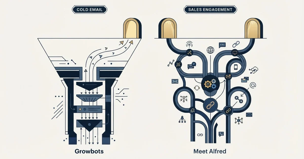 Editorial illustration for Growbots vs Meet Alfred