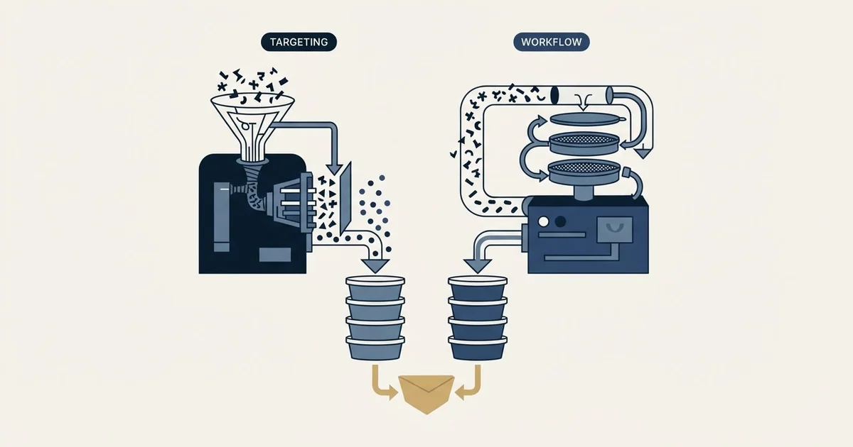Editorial illustration for Growbots vs PersistIQ