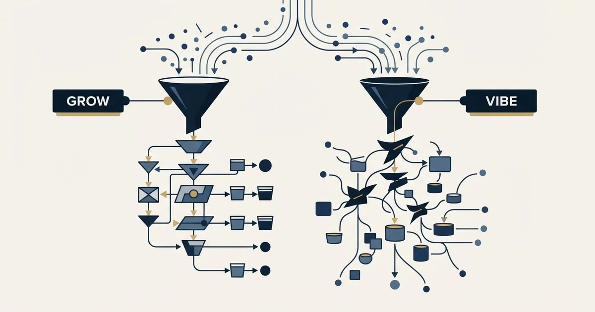 Editorial illustration for Growbots vs PlusVibe