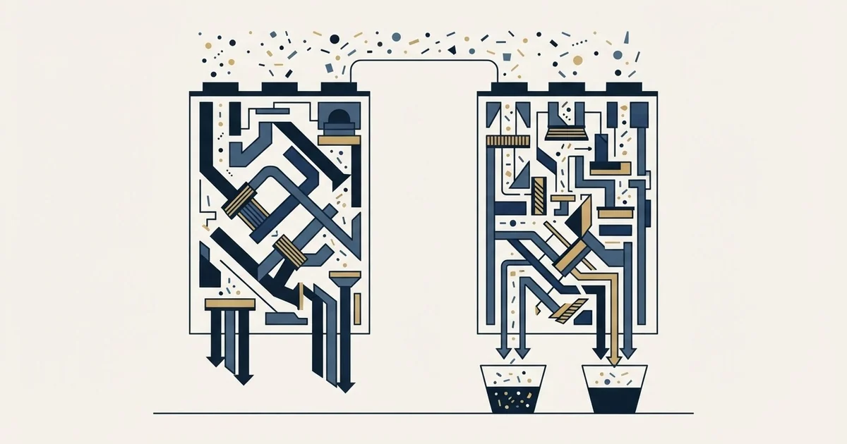 Editorial illustration for Growbots vs Regie.ai
