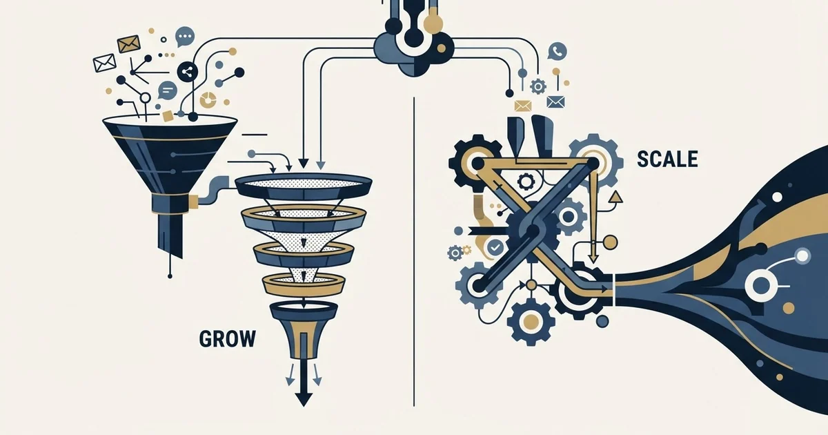 Editorial illustration for Growbots vs Skylead