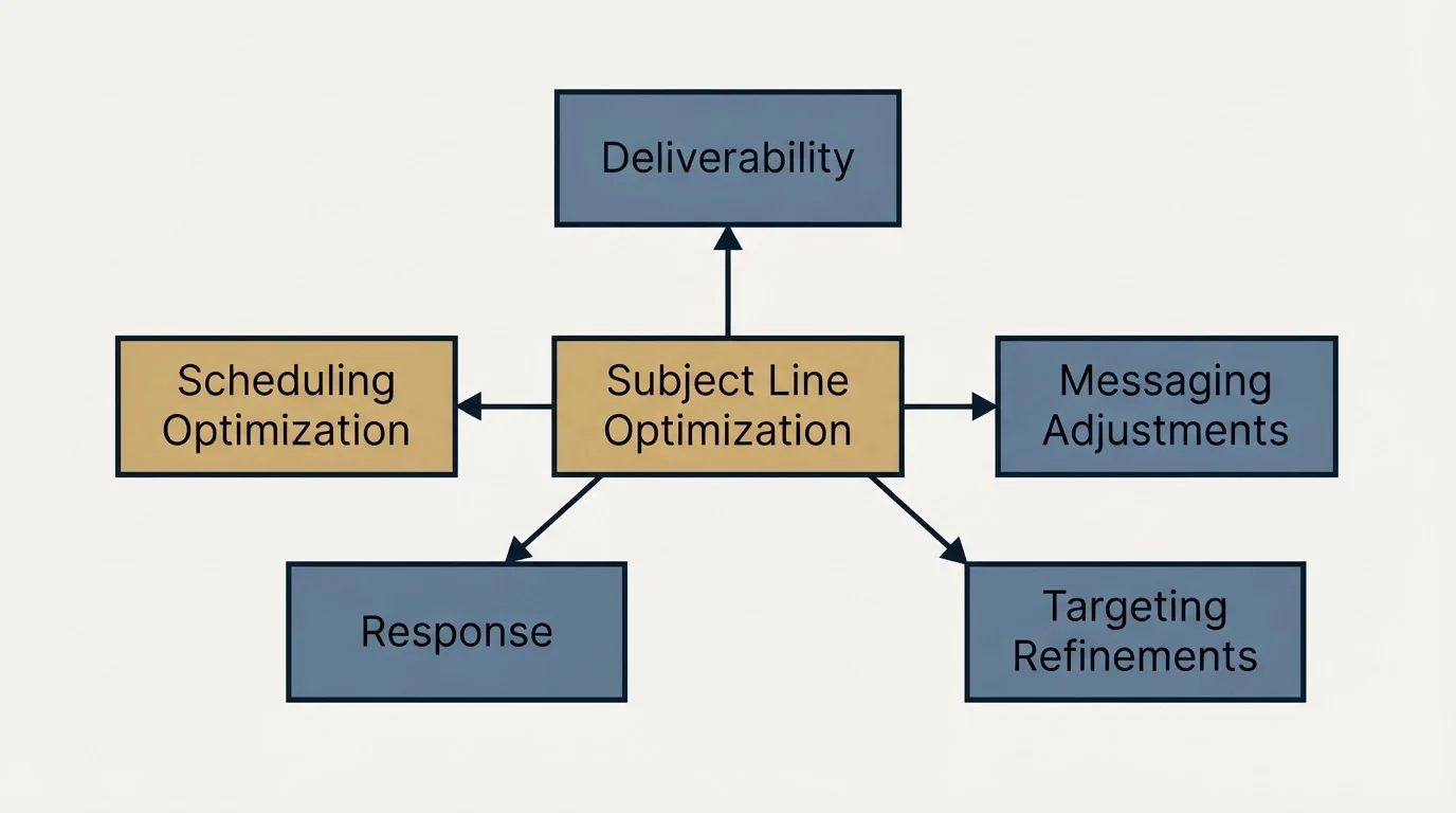 Schematic: Improving Your Healthcare Cold Email Performance (Subject Line Optimization, Deliverability, Messaging Adjustments, Targeting Refinements)