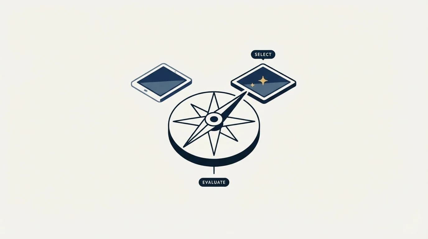 Section illustration: Which page is right, and how to find out