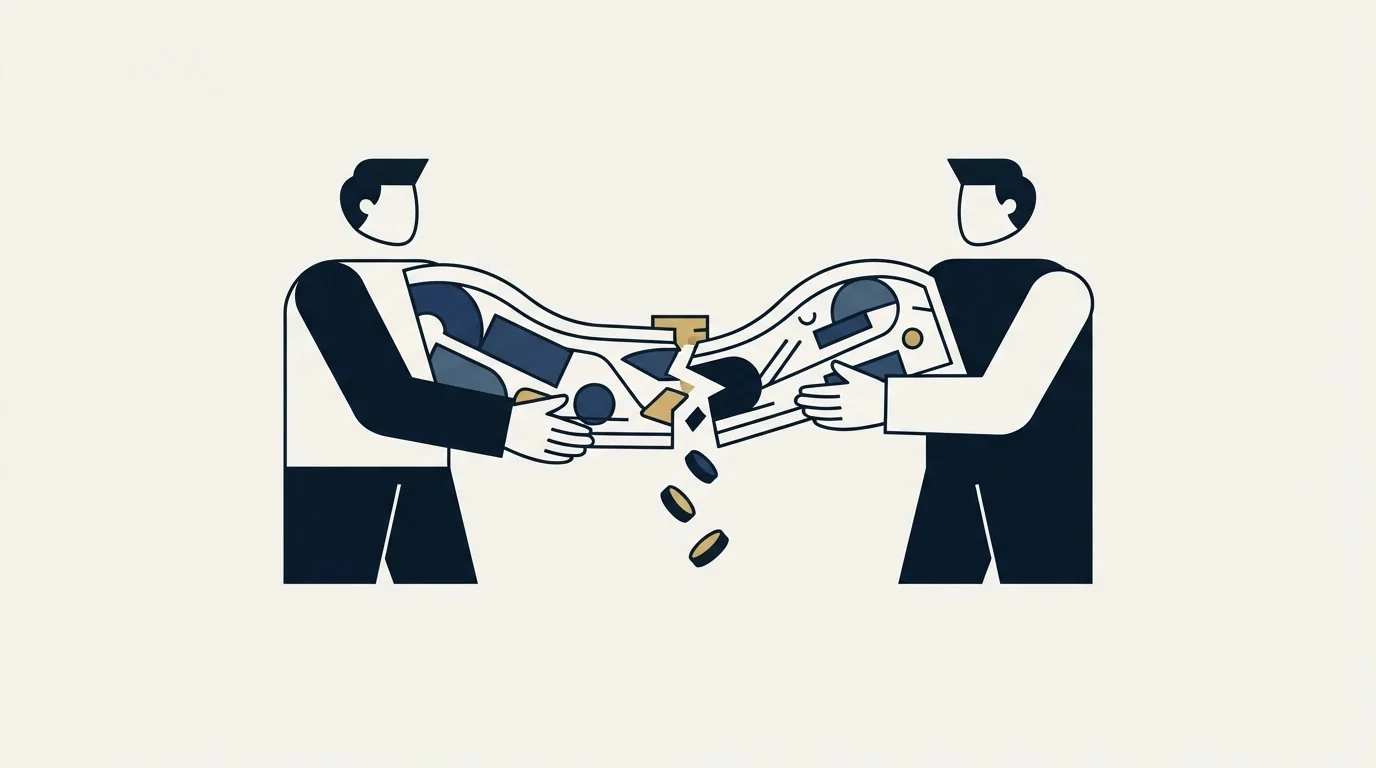 Section illustration: The handoff, which is where large deals leak