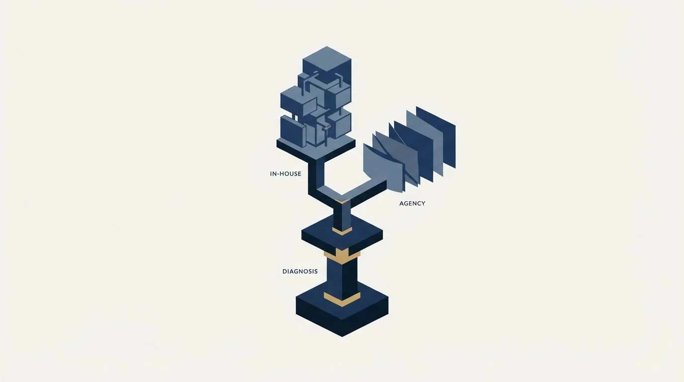 Section illustration: The sequencing question most companies get backwards