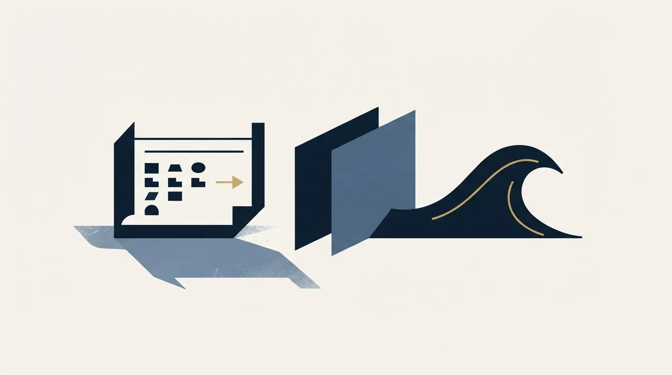 Section illustration: Design the first wave as a comparison