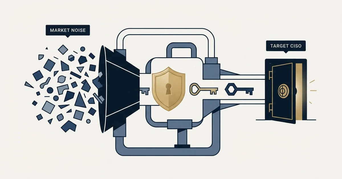 Editorial illustration for How to Book Sales Meetings with Cybersecurity