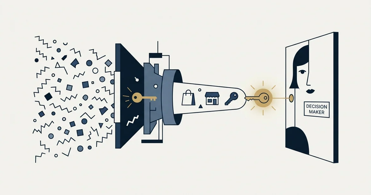 Editorial illustration for How to Book Sales Meetings with E-commerce