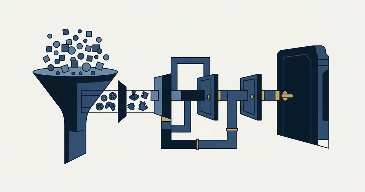 Editorial illustration for How to Book Sales Meetings with Gaming