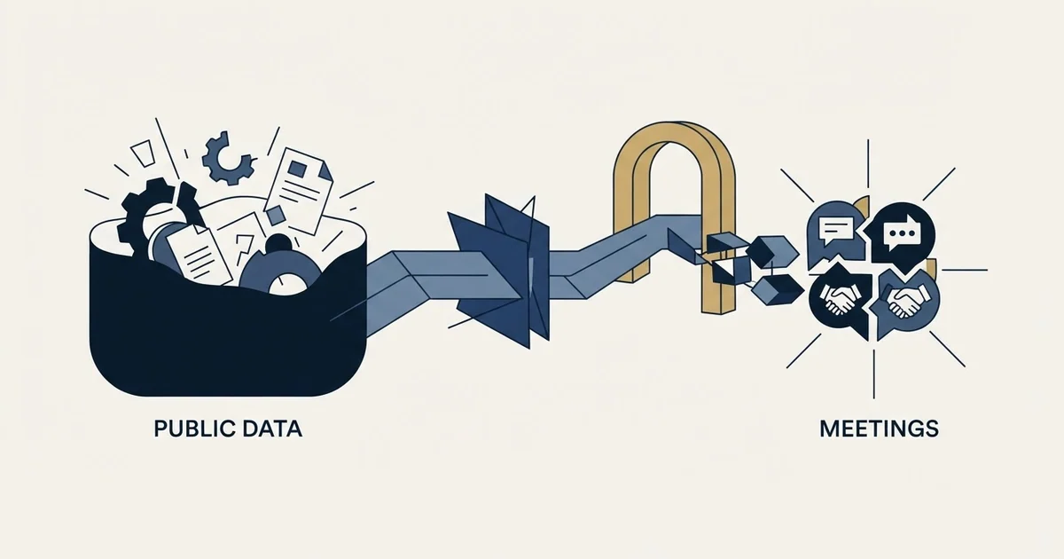 Editorial illustration for How to Book Sales Meetings with Nonprofits