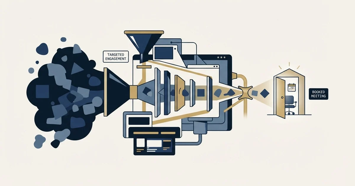 Editorial illustration for How to Book Sales Meetings with SaaS Companies