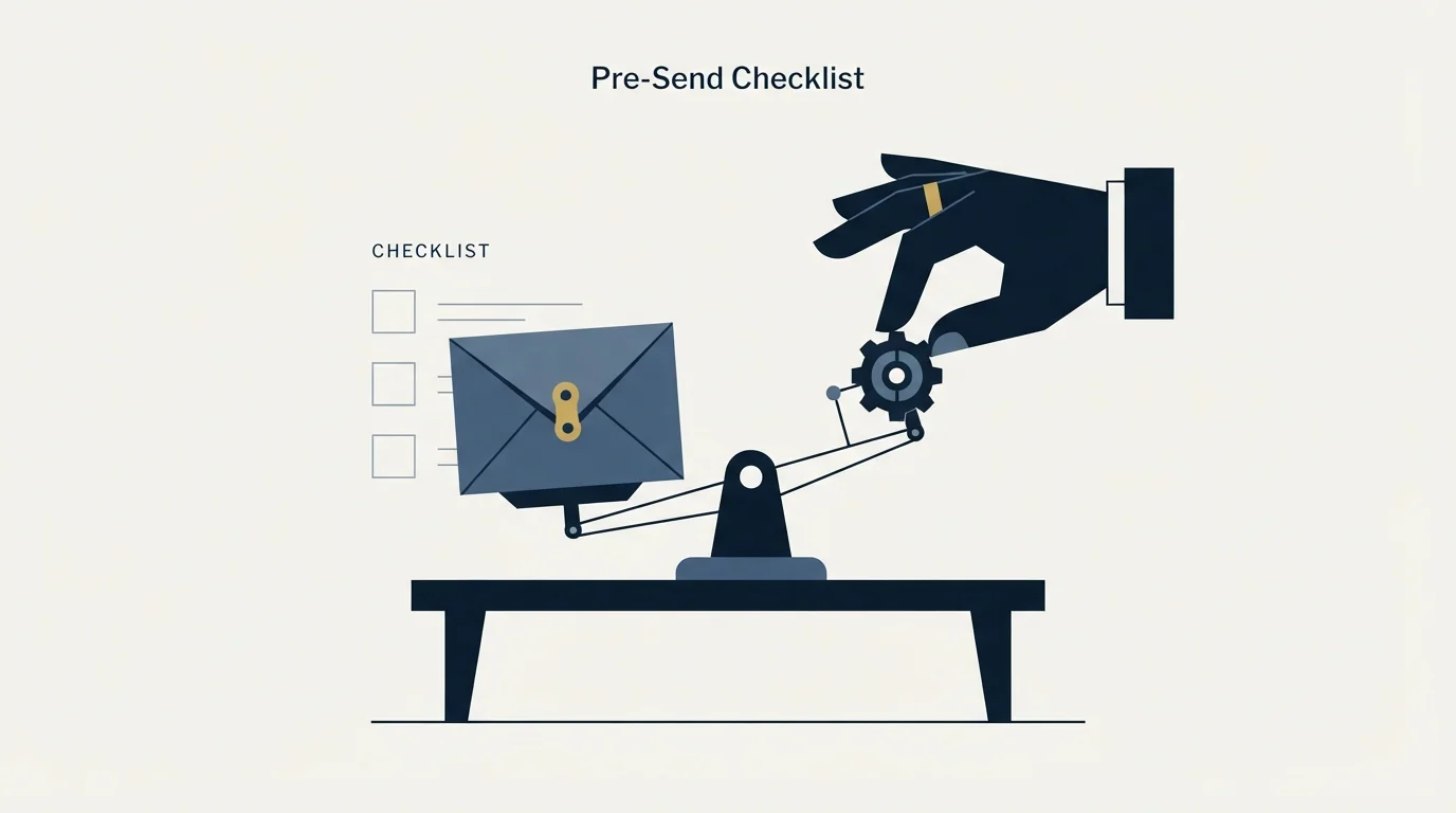 Section illustration: Pre-Send Checklist