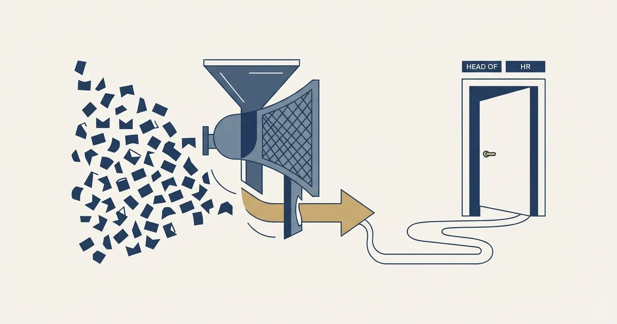 Editorial illustration for How to Cold Email Heads of HR