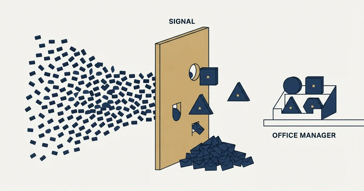 Editorial illustration for How to Cold Email Office Managers